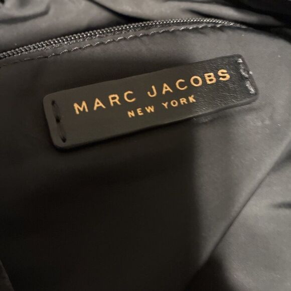 marc jacobs Authentic Solid Black  nylon quilted backpack main image 8